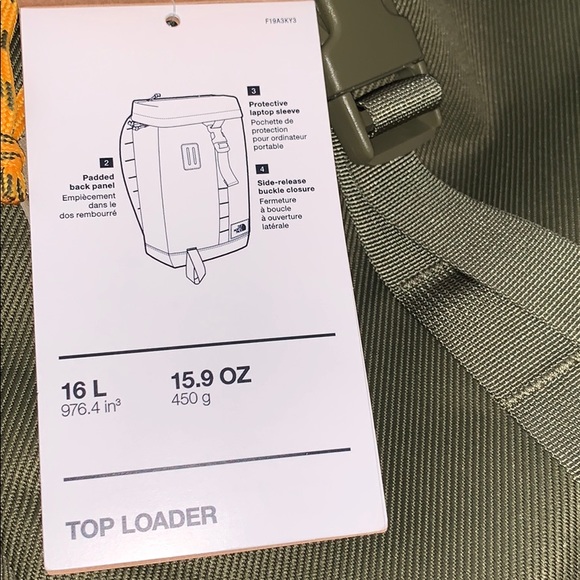 NWT The North Face Top Loader Daypack Backpack - Picture 12 of 13